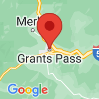 Map of Grants Pass, OR
